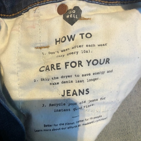 Madewell curvy high-rise skinny jeans size 27 - Picture 5 of 7